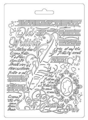 Stamperia - A5 Soft Mould Princess Feather