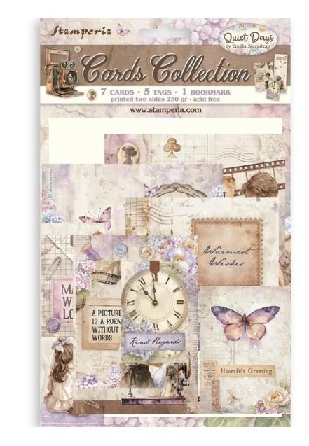 Stamperia - Quiet Days Card Collection Kit