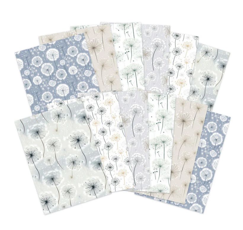 Hunkydory Adorable Scoreable Designer Card Pack - Dreamy Dandelion