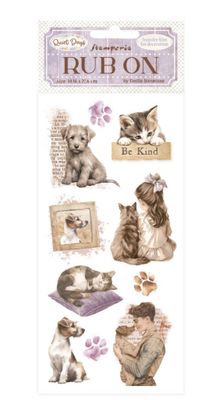 Stamperia - Quiet Days Rub Ons Dogs And Cats
