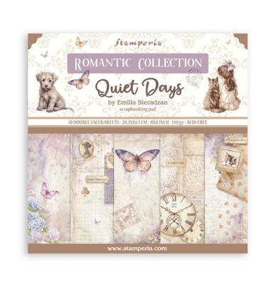 Stamperia - Quiet Days 8x8 Paper Collection