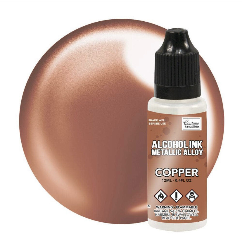Couture Creations Metallic Alloy Alcohol Ink Metallic Copper 12ML