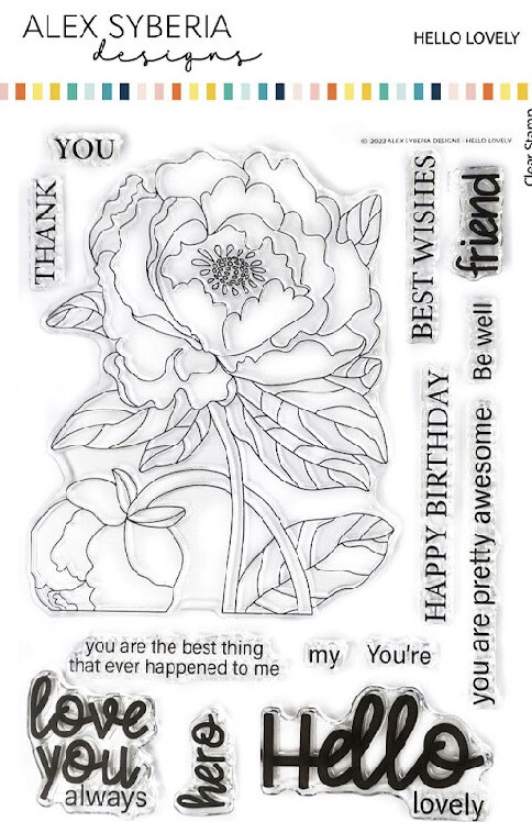 Hello Lovely Clear Stamp