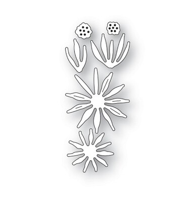 Poppy Stamps Little Layered Asters Cutting Dies
