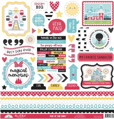 Cardstock Sticker This & That Fun At The Park Cardstock Sticker This & That Fun At The Park