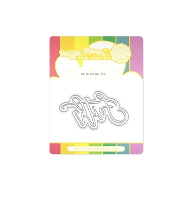 Faith Script Cutting Die