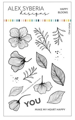 Happy Blooms Cutting Die Set