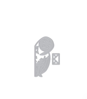 Peeking Owl - Fancy Die