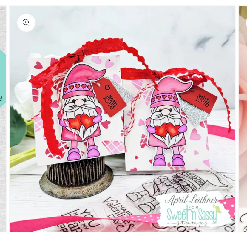 Gnome Love Clear Stamp Set + Die