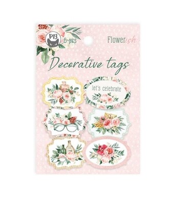 Flowerish Tag Set 04 (6pcs)
