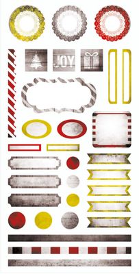 7 Dots Yuletide -  Element Stickers