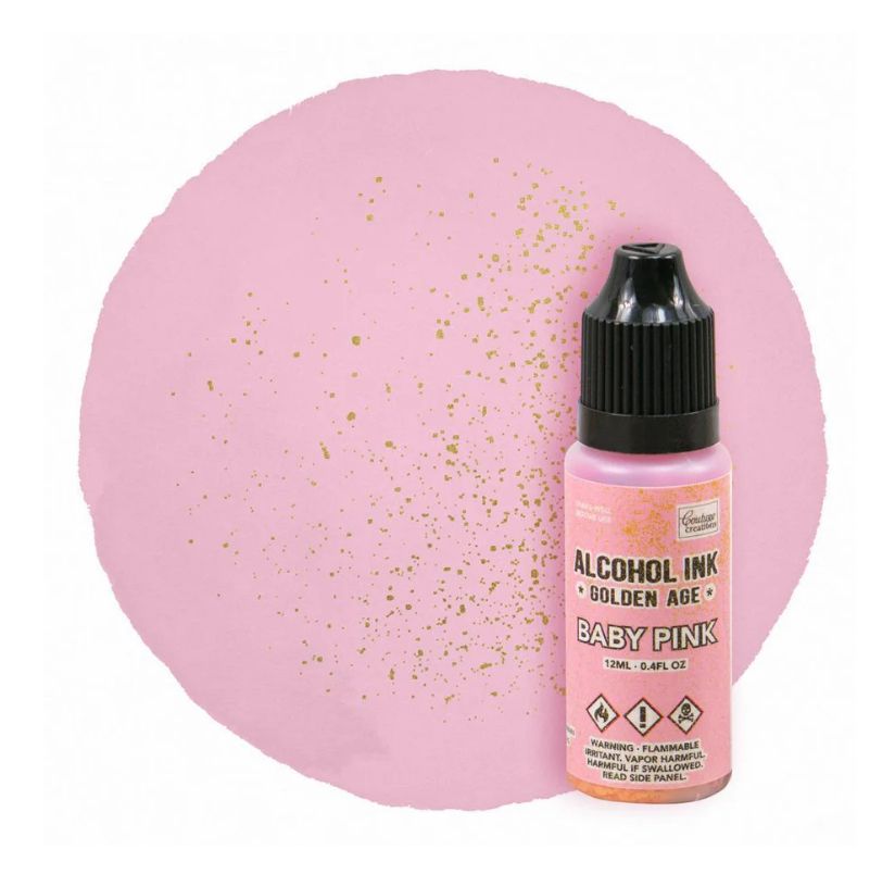 Couture Creations Alcohol Ink Golden Age - Baby Pink