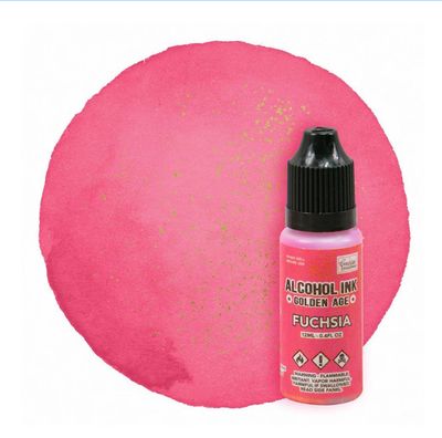 Couture Creations Alcohol Ink Golden Age - Fushia 12ml