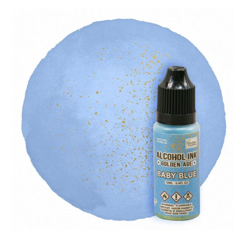 Couture Creations Alcohol Ink Golden Age - Baby Blue 12ml