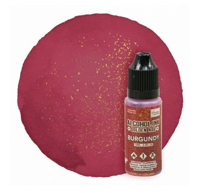 Couture Creations Alcohol Ink Golden Age - Burgundy 12ml