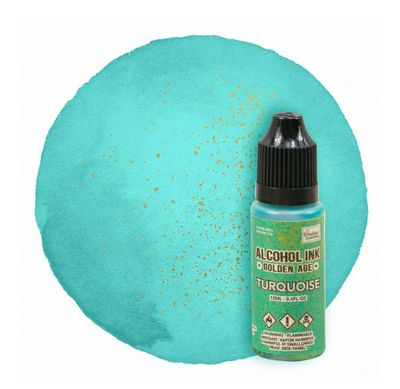 Couture Creations Alcohol Ink Golden Age - Turquoise 12ml