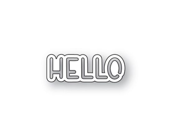 Memory Box Hello Marker Script - Die