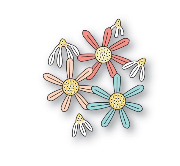 Poppy Stamps Daisy Trio - Die