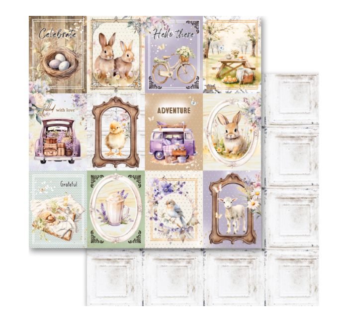 Memory Place Lavender Love - 12x12 Patterned Paper Single Sheet 01