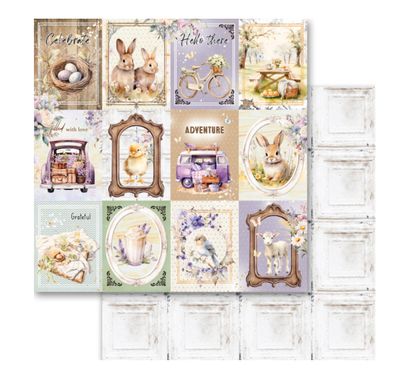 Memory Place Lavender Love - 12x12 Patterned Paper Single Sheet 01