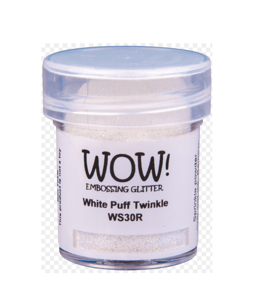 WOW! Embossing Glitter- White Puff Twinkle, (R)