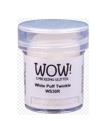 WOW! Embossing Glitter- White Puff Twinkle, (R)