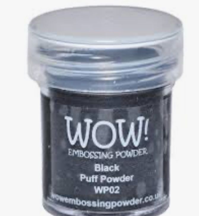 WOW! Puff Embossing Powder - Black, Regular