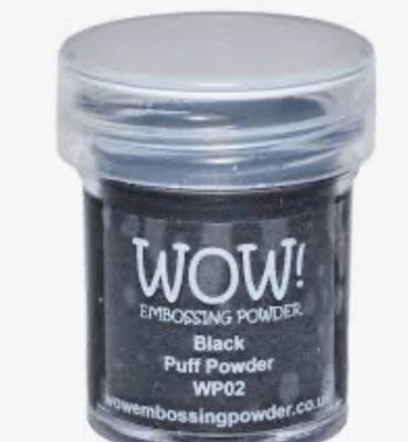 WOW! Puff Embossing Powder - Black, Regular