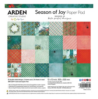 Arden Creative Season Of Joy - 12x12 Paper Pad