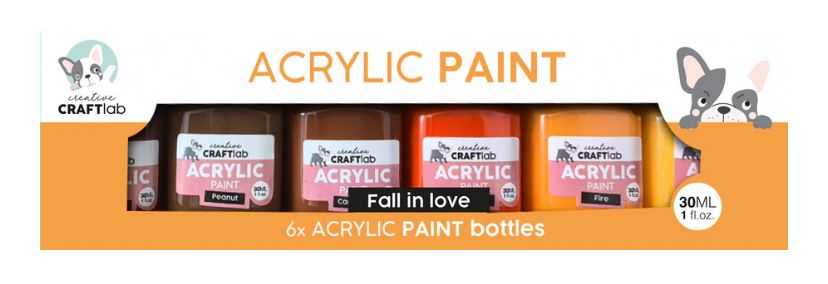 Acrylic Paint - Fall In Love Essentials 6 Bottles