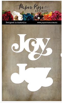 Fancy Script Layered Die -  Joy