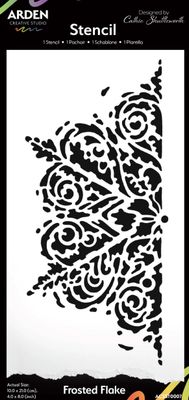 Arden Creative Frosted Flake 4x8" Stencil