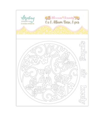 Blossom Serenity - 6x8 Chipboard Album