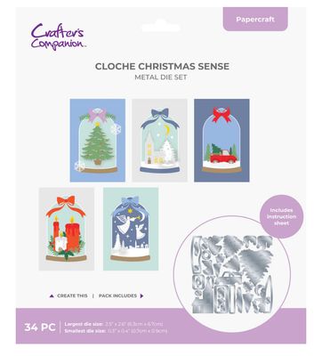Crafter's Companion Cloche Christmas Sense - Metal Die