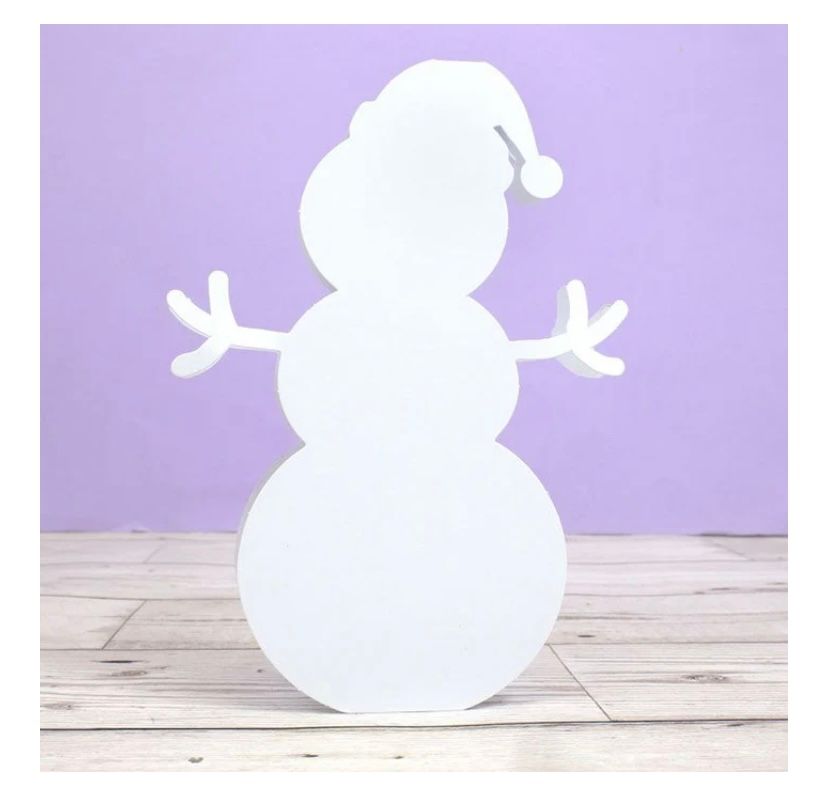 Hunkydory Luxury Shaped Card Blanks &amp; Envelopes - Snowman