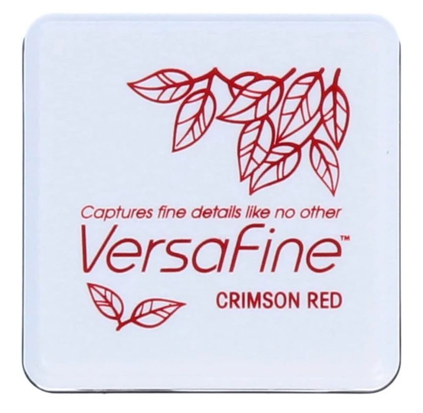 Tsukineko Versafine Ink Pad - Crimson Red/Small