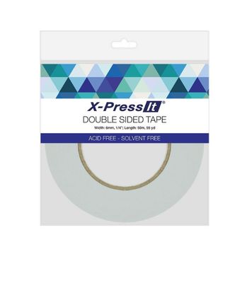 Double Sided Tissue Tape - 6mmx50m 1/4" X55yrds