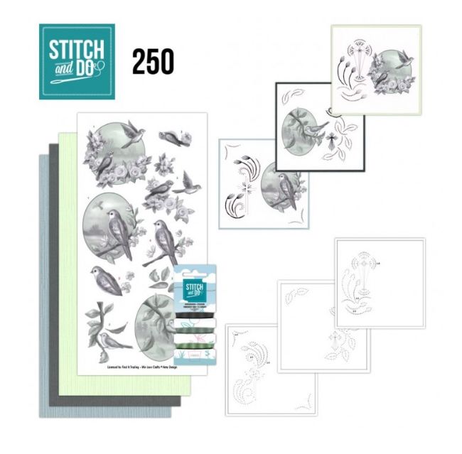 Find It Trading - DIY Hobbydots Stitch &amp; Do Set 250 - Design Words Of Sympathy