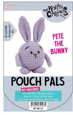 Find It Trading - Pouch Pals Arigurumi Crochet Kit Pete The Bunny