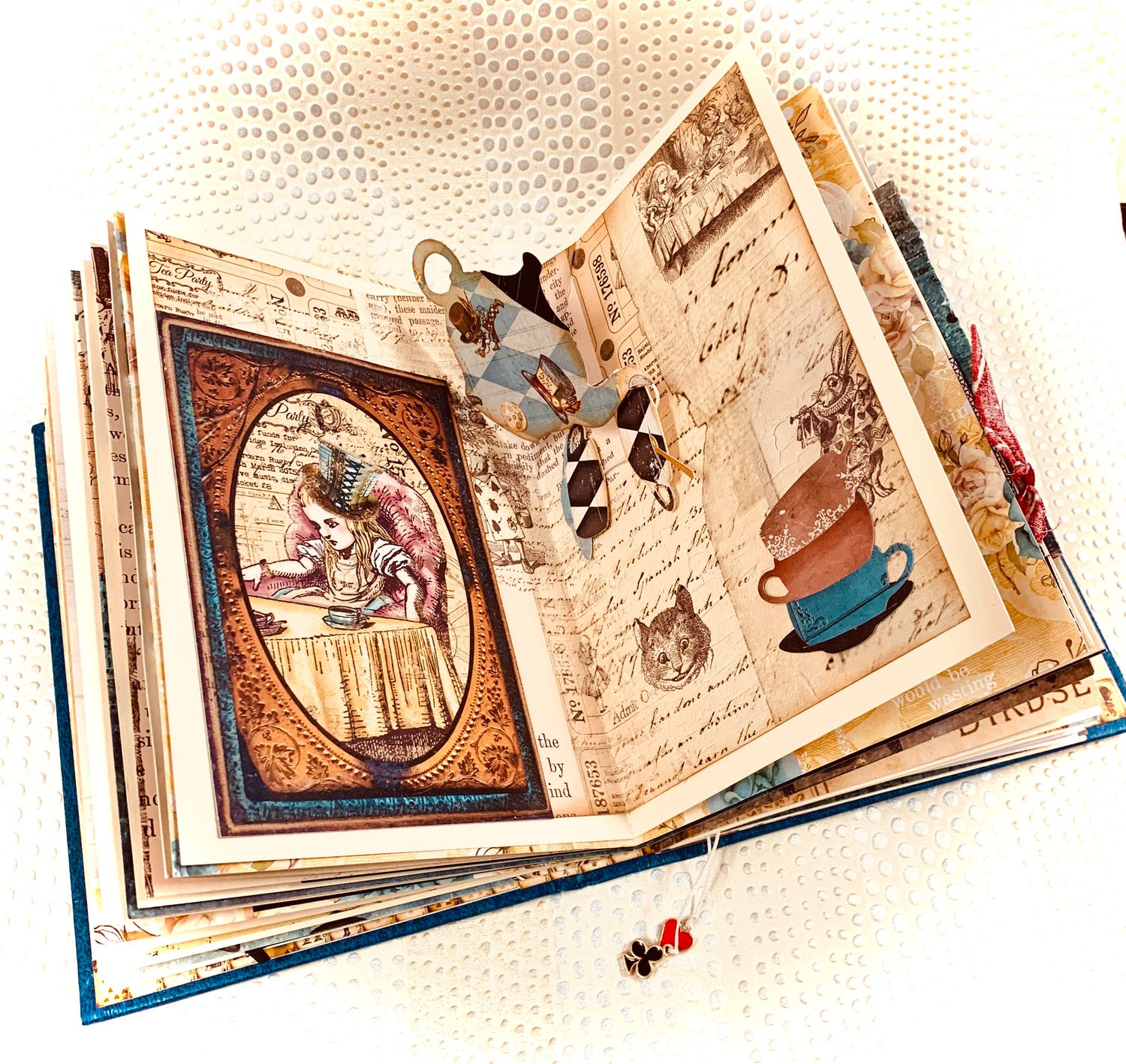 Workshop - Alice In Wonderland Altered Journal