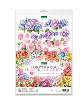 Katy Sue - Die Cut Decoupage Bumper Bouquets 12pk