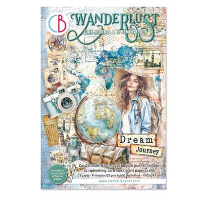 Ciao Bella - Wanderlust Junk Journal &amp; Ephemera Book A4