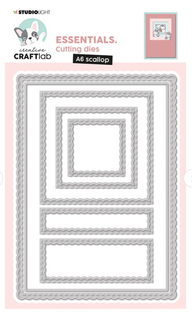 SL Essentials - CCL Scalloped Square Cutting Die 1PC