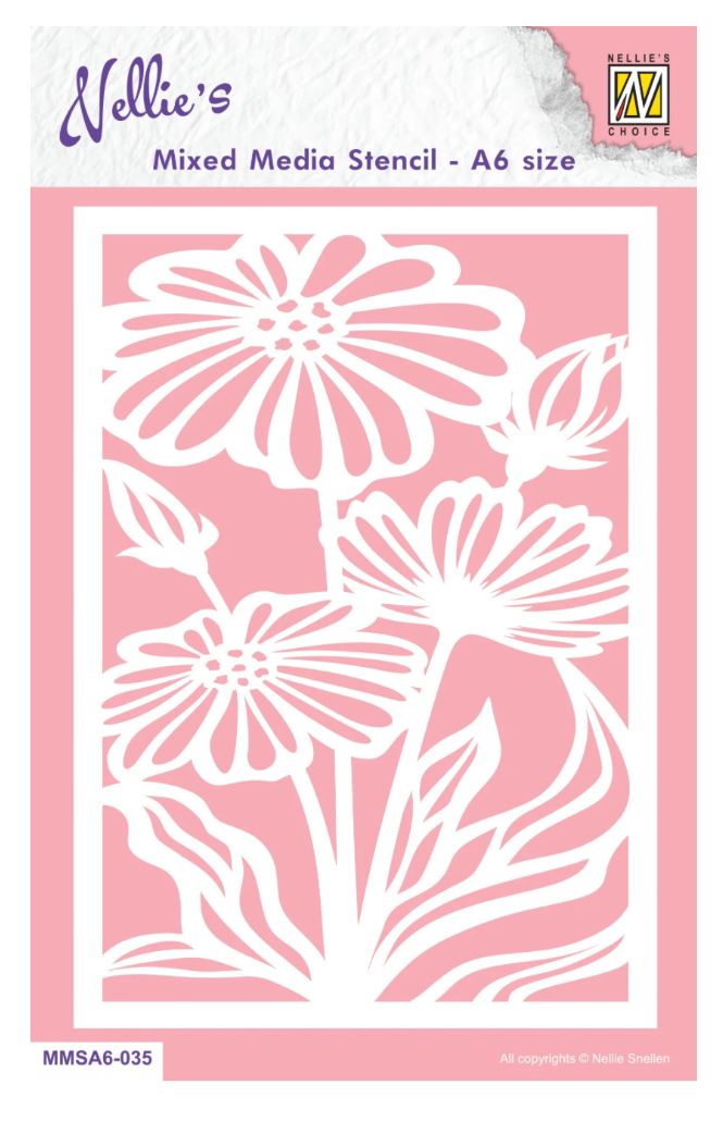 Vaessen Creative - Flowers 2 Mixed Media Mask