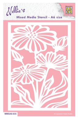 Vaessen Creative - Flowers 2 Mixed Media Mask