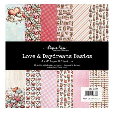 Paper Rose - Love &amp; Daydreams 6x6 Basics Paper Collection