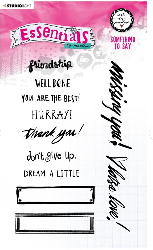 ABM - Something To Say Essentials Clear Stamp