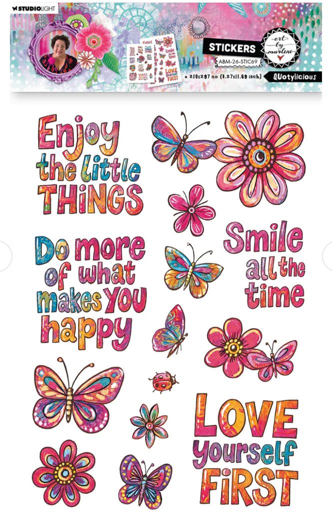 ABM - Quotylicious Stickers 2 Sheets