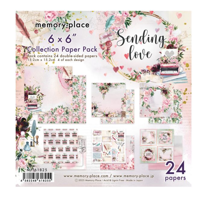 Memory Place - 6x6 Sending Love Collection Pack