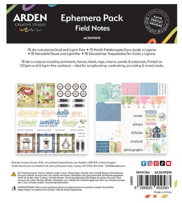 Arden Creative Studio - Field Notes Ephemera Pack